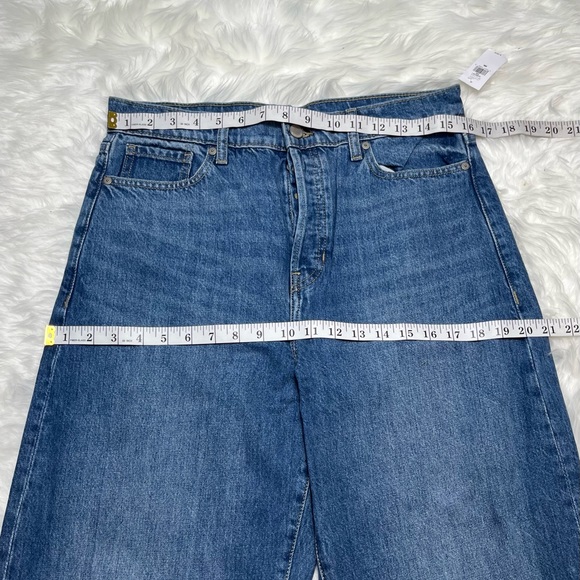 BANANA REPUBLIC THE BARREL ULTRA HIGH RISE JEAN MEDIUM WASH SIZE 29 NWT - Picture 8 of 10